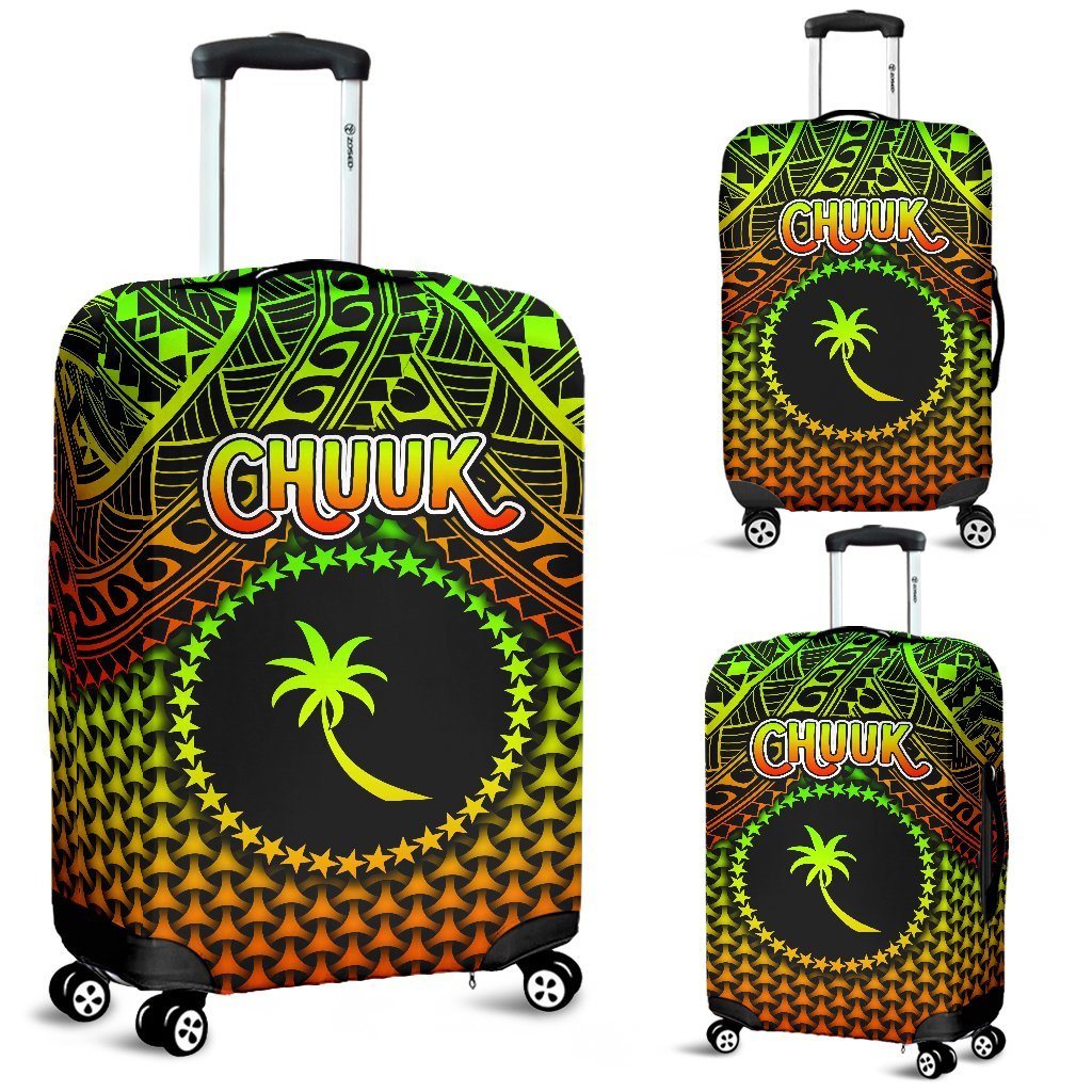 Polynesian Chuuk Luggage Covers - Reggae Vintage Polynesian Patterns - Polynesian Pride