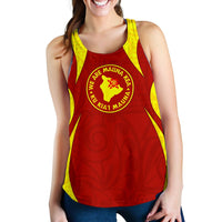 Mauna Kea Women's Racerback Tank 05 Red - Polynesian Pride
