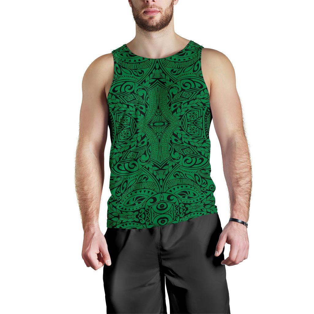 Polynesian Culture Green Hawaii Men's Tank Top Green - Polynesian Pride
