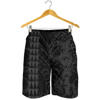Hawaii Tribal Men's Shorts Grey - Polynesian Pride