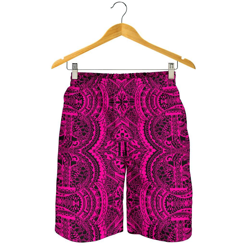 Polynesian Symmetry Pink Men's Short - Polynesian Pride