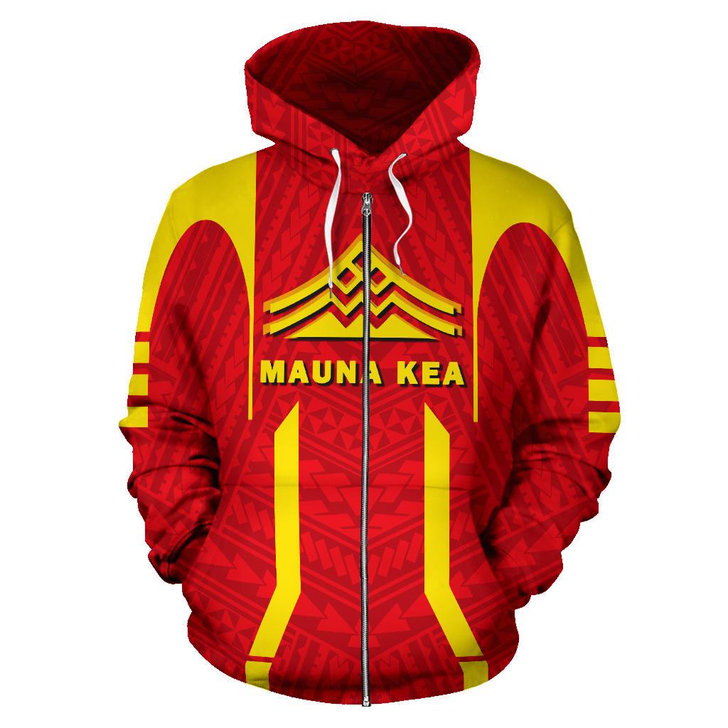 Hawaii Polynesian Mauna Kea Zip up Hoodie - Polynesian Pride