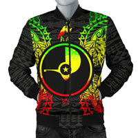 Yap Polynesian Men's Bomber Jacket Map Reggae Reggae - Polynesian Pride
