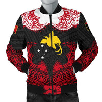 Papua New Guinea Men's Bomber Jacket Melanesia - Polynesian Pride