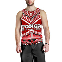 Mate Ma'a Tonga Pattern Men's Tank Top - Polynesian Pride