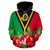 Vanuatu Polynesian Hoodie Flag Hibiscus - Polynesian Pride