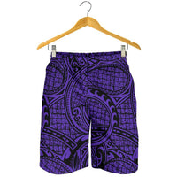 Polynesian Maori Lauhala Violet Men's Short - Polynesian Pride