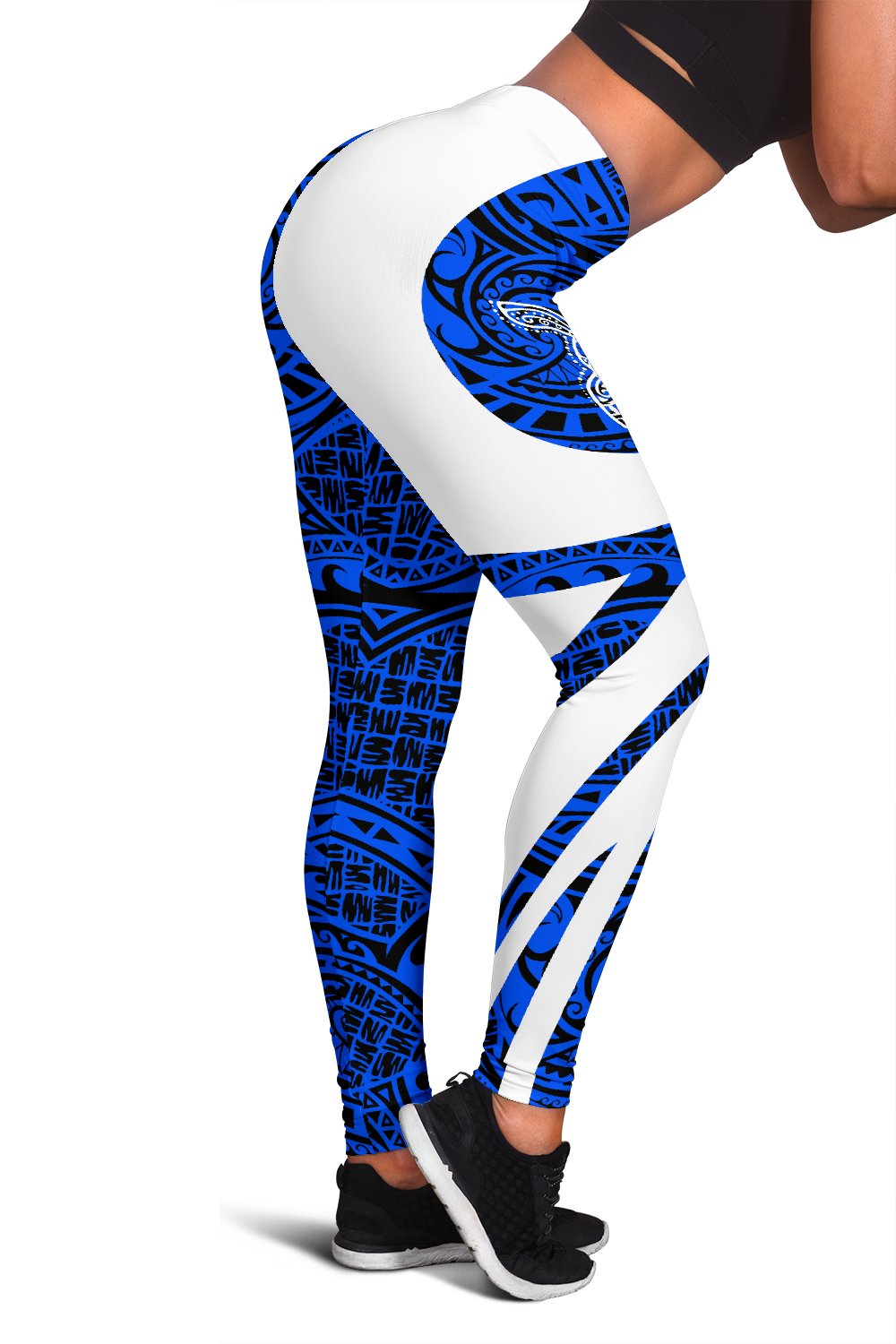 Hawaii Turtle Women's Leggings - Warrior Style White - Polynesian Pride