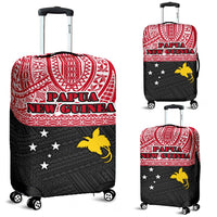 Papua New Guinea Luggage Covers - Polynesian Design Black - Polynesian Pride