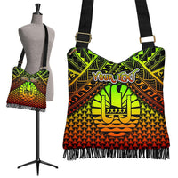 Polynesian Tahiti Personalised Boho Handbag - Reggae Vintage Polynesian Patterns One Style One Size Reggae - Polynesian Pride