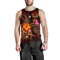 American Samoa Polynesian Men's Tank Top - Legend of American Samoa (Red) - Polynesian Pride