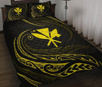 Kanaka Quilt Bed Set - Yellow - Frida Style - Polynesian Pride