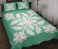 Hawaiian Quilt Bed Set Royal Pattern - Seafoarm - B2 Style Seafoarm - Polynesian Pride