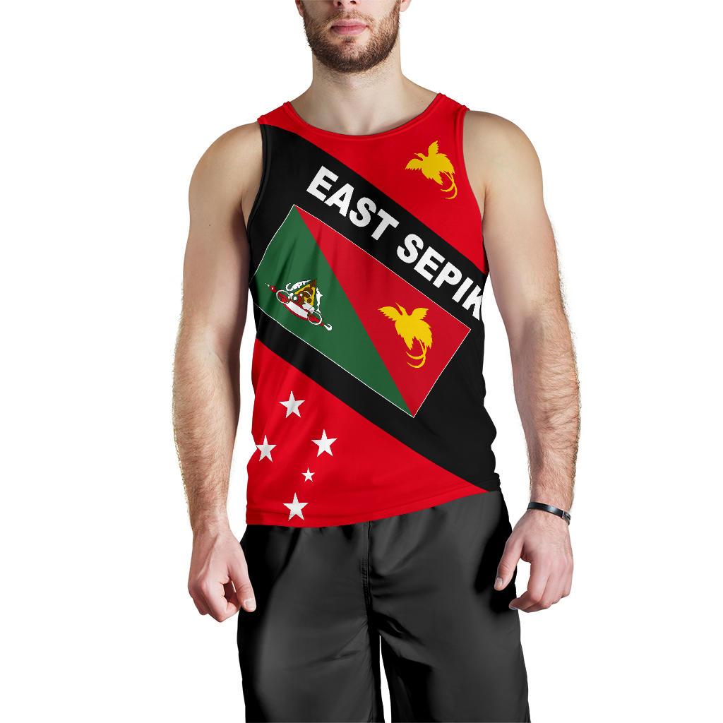 Papua New Guinea Men's Tank Top - East Sepik Province - Polynesian Pride