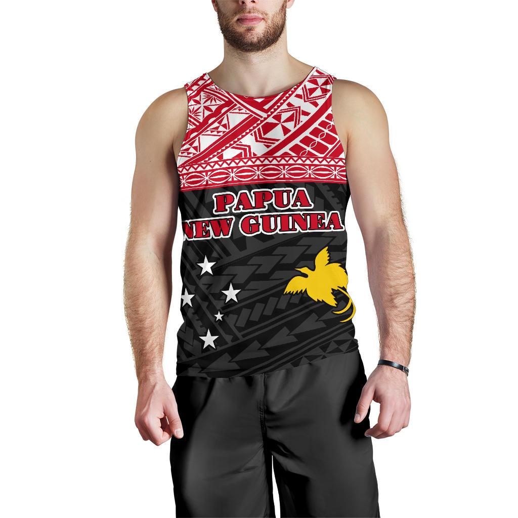 Papua New Guinea Men's Tank Top - Polynesian Design - Polynesian Pride