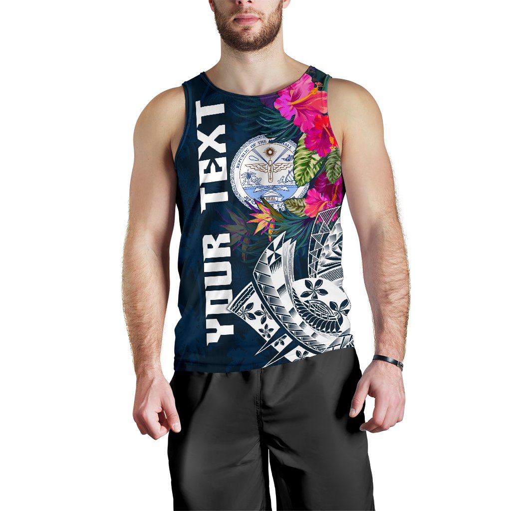 Marshall Island Custom Personalised Men's Tank Top - Summer Vibes - Polynesian Pride
