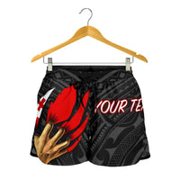 Tonga Personalised Women's Short - Tonga In Me (Black) - Polynesian Pride