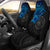 American Samoa Car Seat Covers - American Samoa Seal Blue Turtle Hibiscus Universal Fit BLUE - Polynesian Pride
