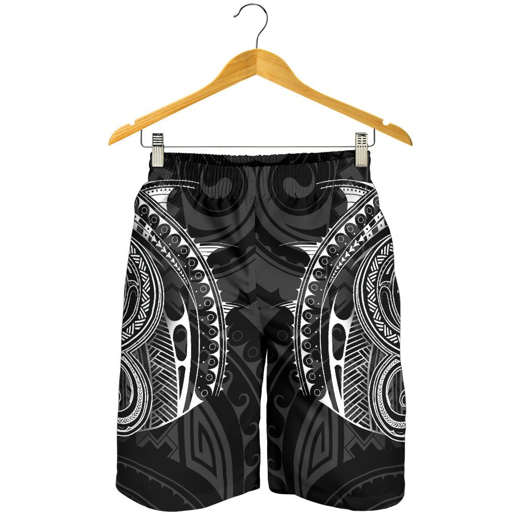 Strong Polynesian Tattoo Men's Shorts White - Polynesian Pride
