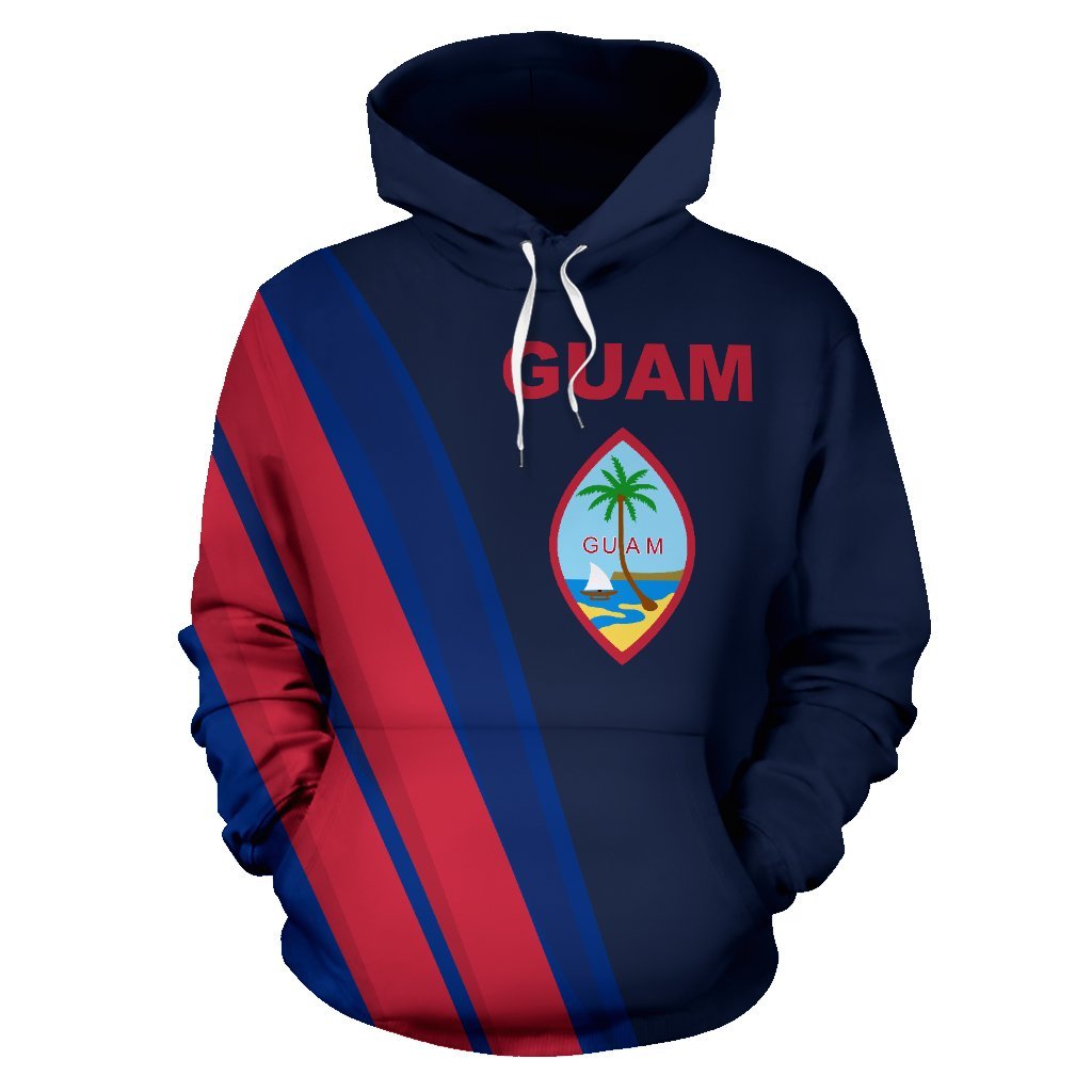Guam Hoodie Guam Flag Coat of Arms - Polynesian Pride