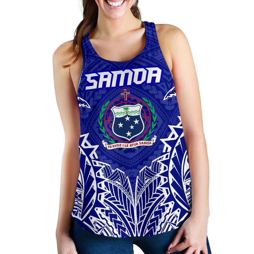 Samoa Premium Racerback Tank A7 - Polynesian Pride