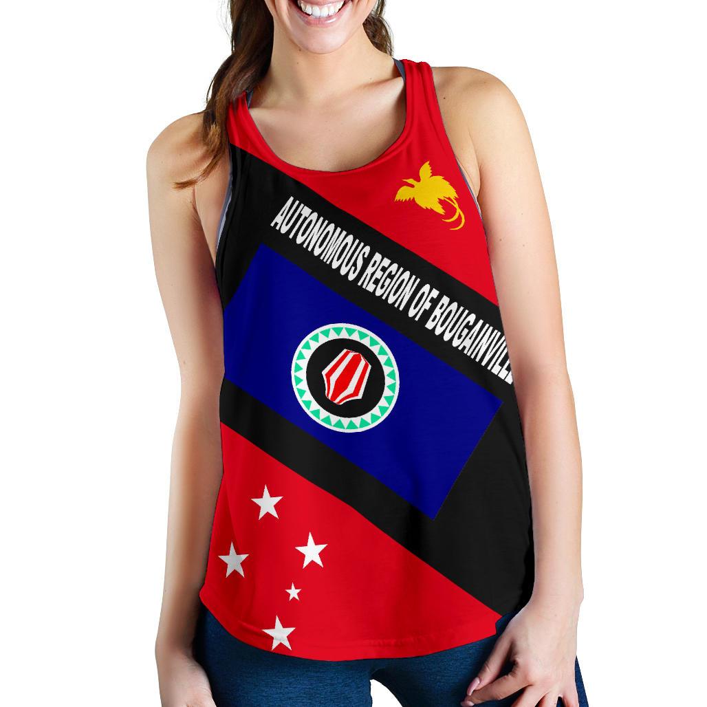 Papua New Guinea Women's Racerback Tank - Autonomous Region of Bougainvill Province - Polynesian Pride