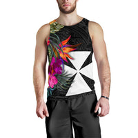 Wallis And Futuna Men's Tank Top - Polynesian Hibiscus Pattern - Polynesian Pride
