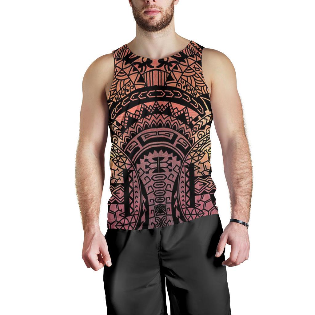 Polynesian Men Tank Top 03 Black - Polynesian Pride