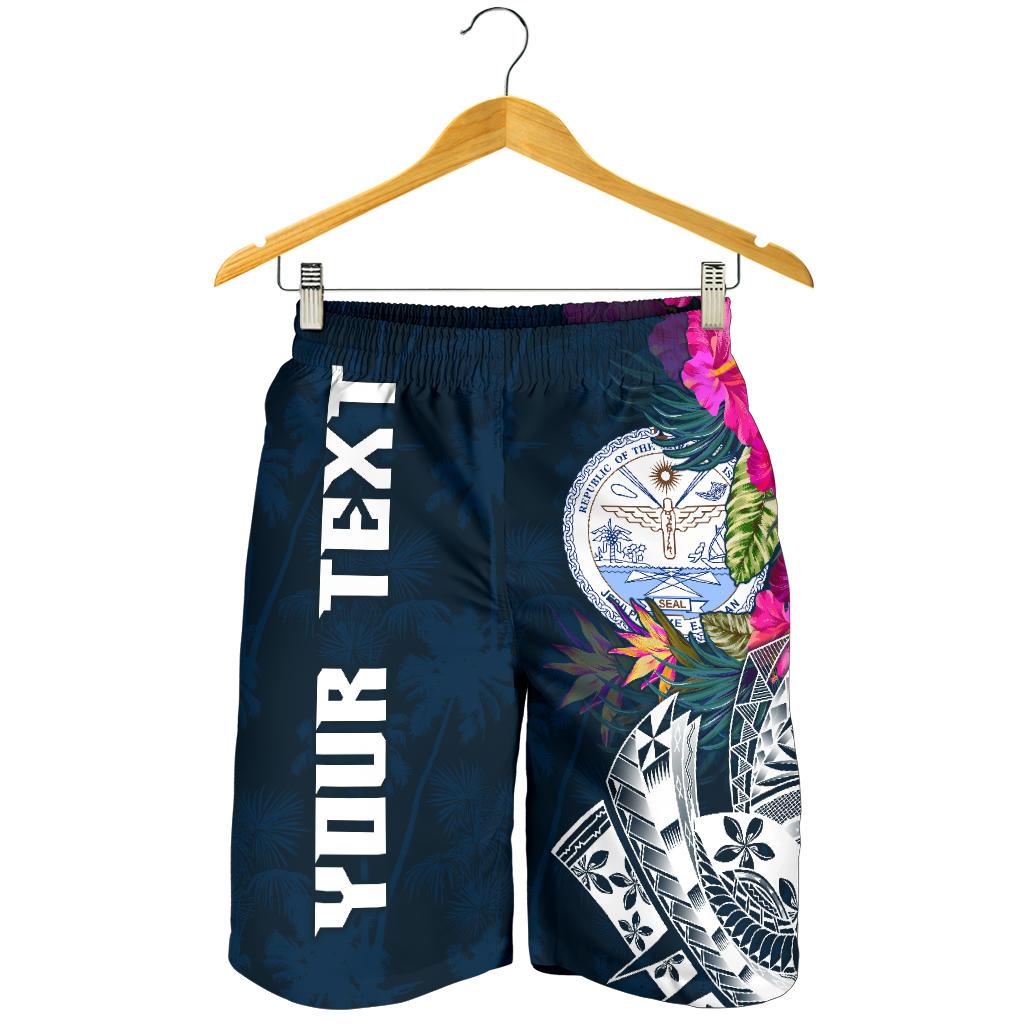 Marshall Island Custom Personalised Men's Shorts - Summer Vibes - Polynesian Pride