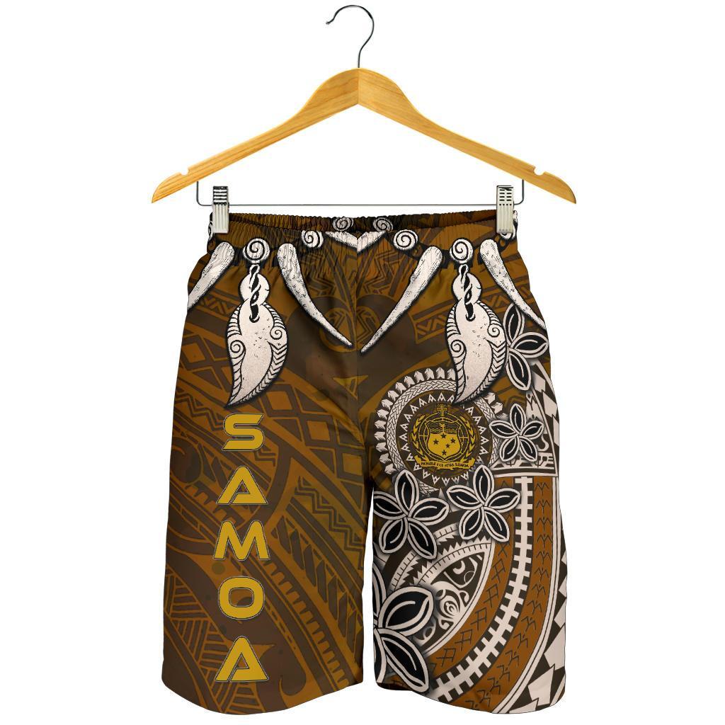 Samoa Men's Shorts - Polynesian Boar Tusk - Polynesian Pride