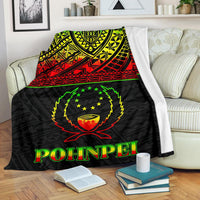 Pohnpei Premium Blanket - Micronesian Reggae Version White - Polynesian Pride