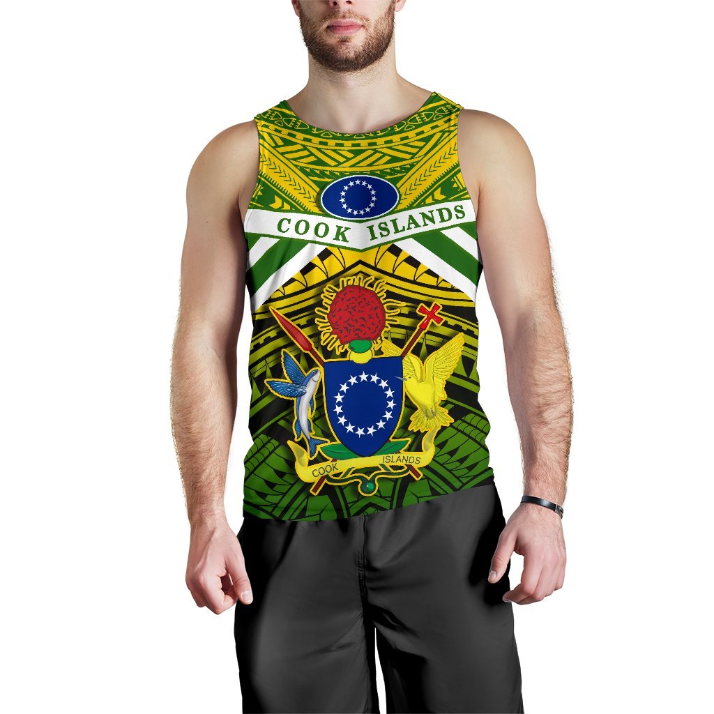 Combo Men Tank Top and Men Short Cook Islands Rugby Spirit - Polynesian Pride