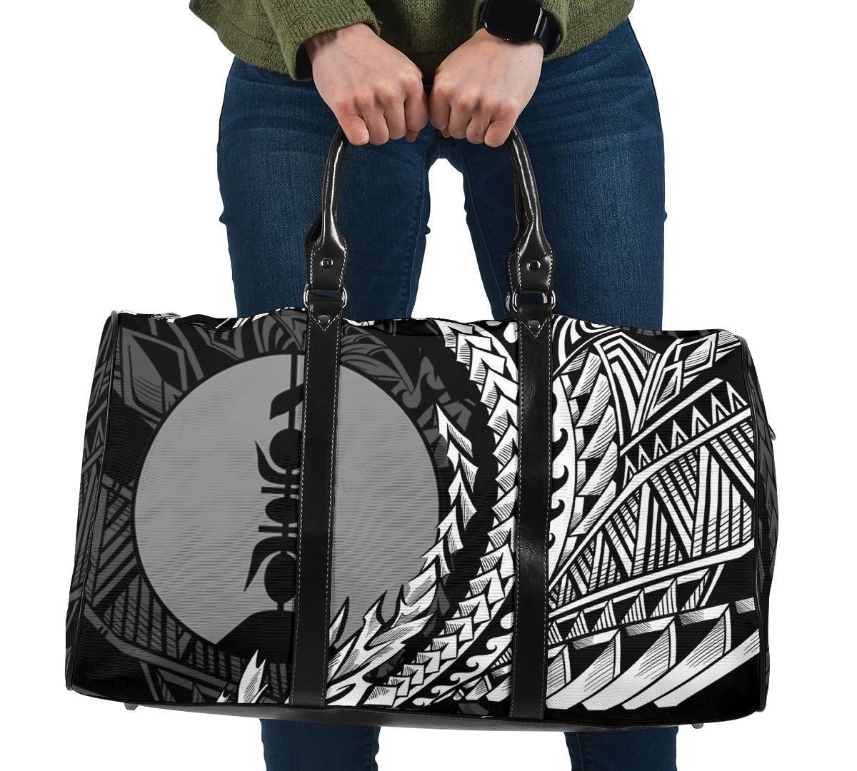 New Caledonia Travel Bag - Wings Style Travel Bag - Black - New Caledonia One size Black - Polynesian Pride