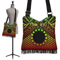 Polynesian Cook Islands Personalised Crossbody Boho Handbag - Reggae Vintage Polynesian Patterns - Polynesian Pride