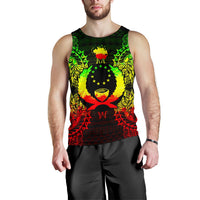 Pohnpei Polynesian Men Tank Top Map Reggae Reggae - Polynesian Pride