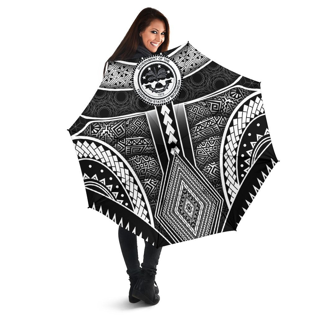Polynesian FSM Umbrellas - Poly Pattern With COA Federated States of Micronesia Umbrella - Polynesian FSM Umbrellas - Poly Pattern With COA Federated States of Micronesia One Size - Polynesian Pride