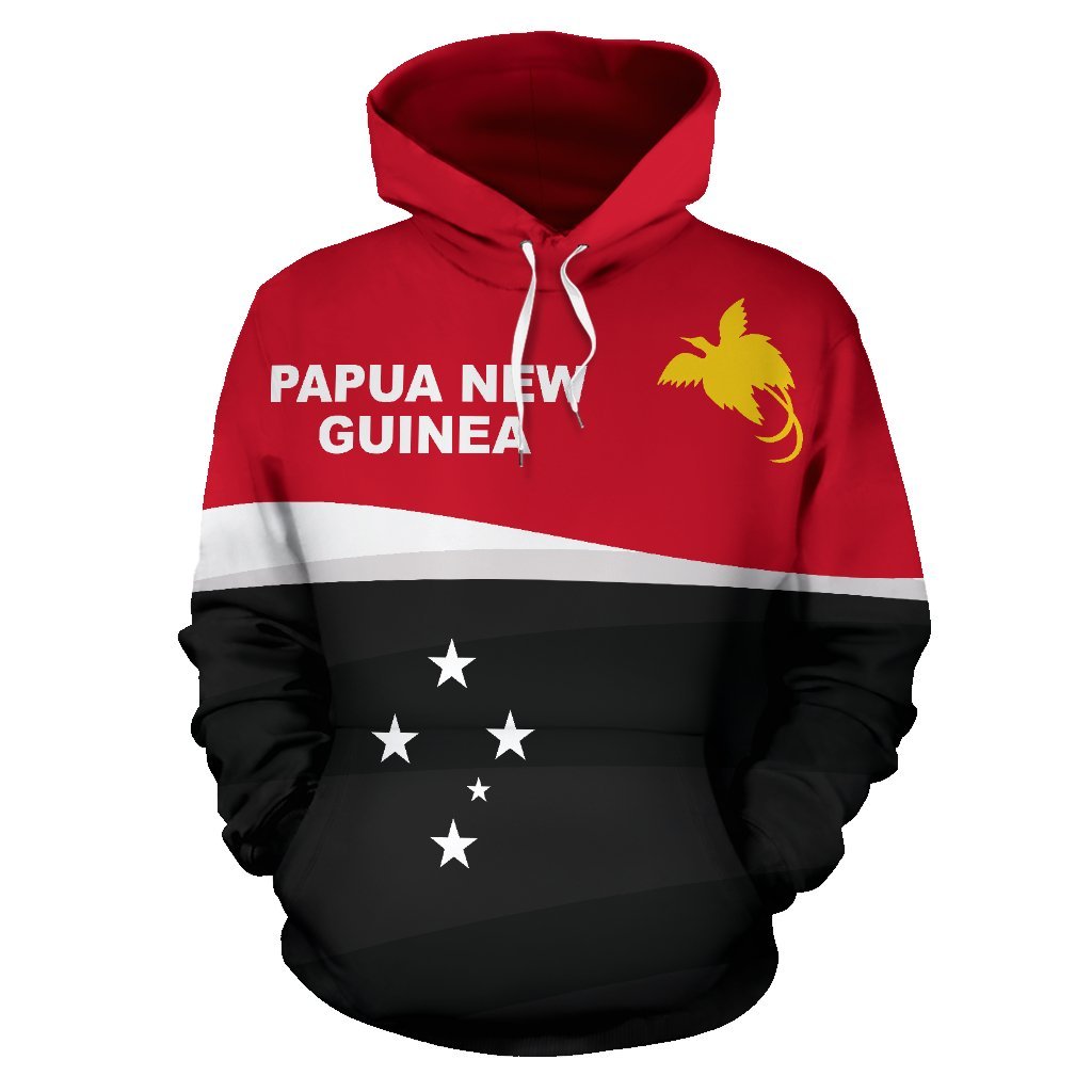 Papua New Guinea Hoodie Papua New Guinea Flag Coat of Arms - Polynesian Pride
