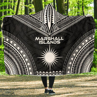 Marshall Islands Polynesian Chief Hooded Blanket - Black Version Hooded Blanket Black - Polynesian Pride