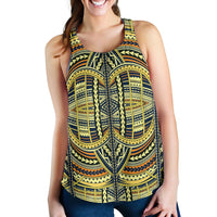 Polynesian Women's Racerback Tank Yellow - Polynesian Pride