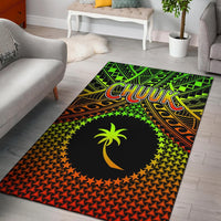 Polynesian Chuuk Area Rug - Reggae Vintage Polynesian Patterns Reggae - Polynesian Pride