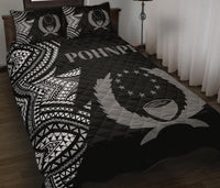 Pohnpei Quilt Bed Set - Pohnpei Flag Flash Version - Polynesian Pride