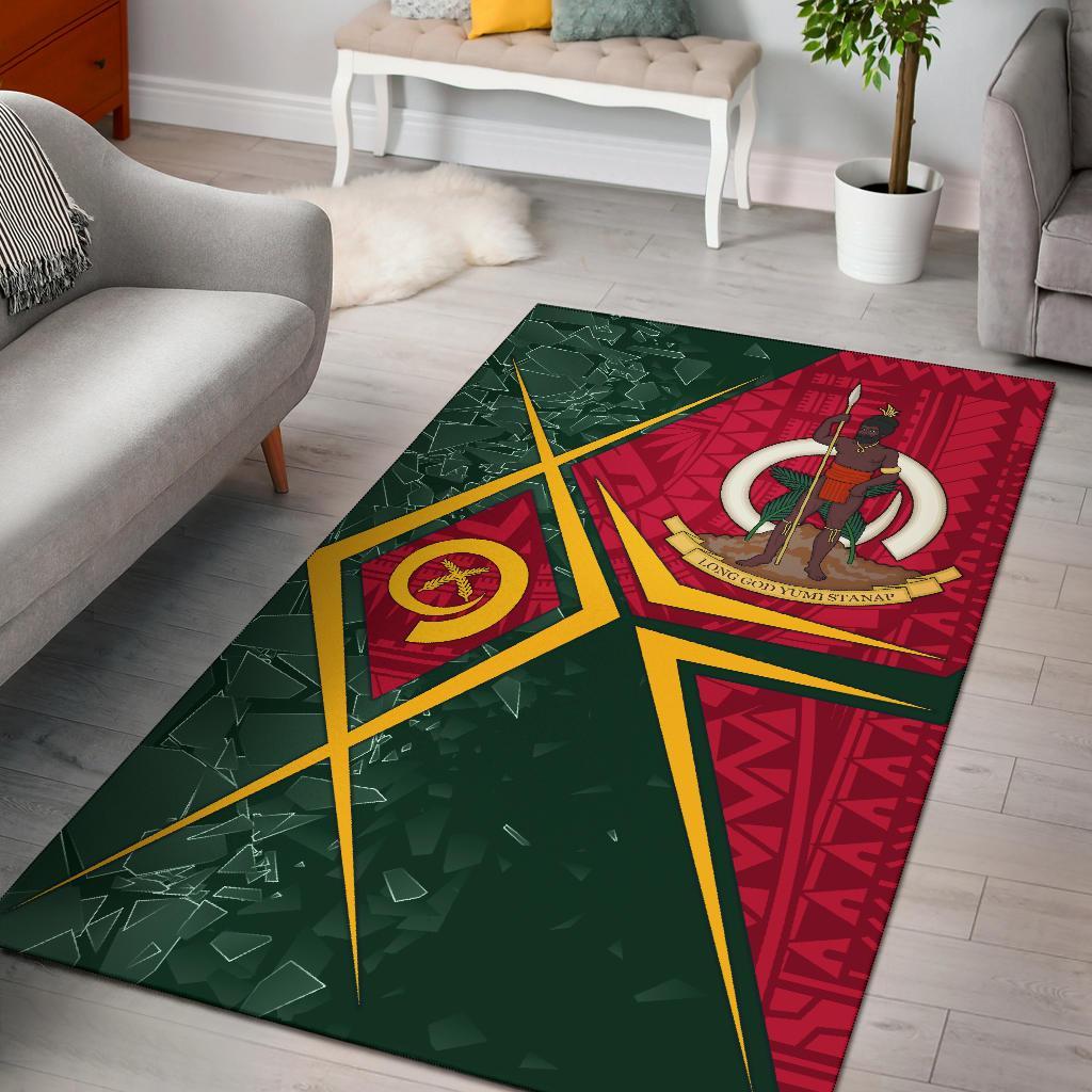 Vanuatu Area Rug - Vanuatu Legend Red - Polynesian Pride
