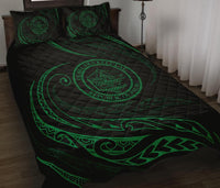 Palau Quilt Bed Set - Green - Frida Style - Polynesian Pride