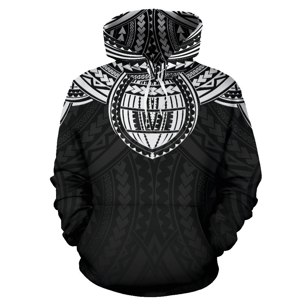 Tonga All Over Hoodie Tonga Coat of Arms Polynesian Tattoo A5 - Polynesian Pride