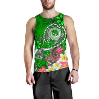 FSM Men's Tank Top - Turtle Plumeria (Green) - Polynesian Pride