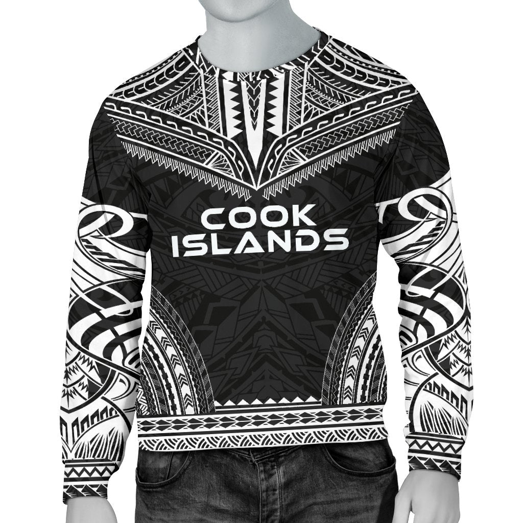 Cook Islands Sweater - Polynesian Chief Black Version Unisex Black - Polynesian Pride