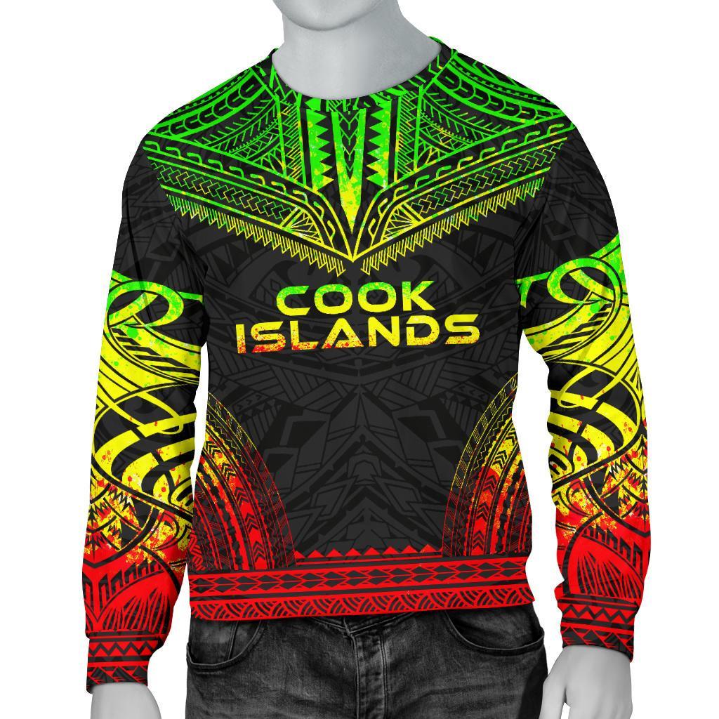 Cook Islands Sweater - Polynesian Chief Reggae Version Unisex Reggae - Polynesian Pride
