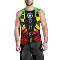 Northern Mariana Islands Men Tank Top - Polynesian Tattoo Reggae Reggae - Polynesian Pride
