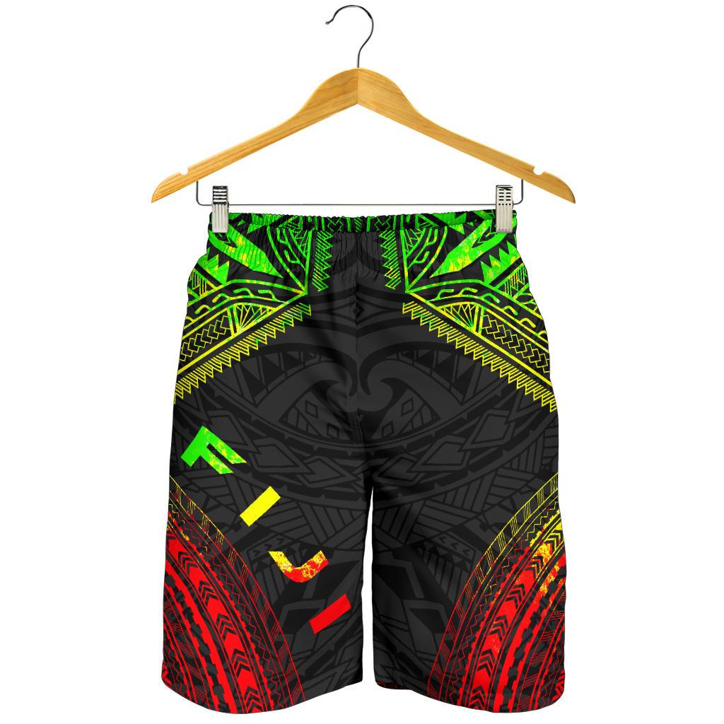 Fiji Men's Shorts - Polynesian Chief Reggae Version - Polynesian Pride
