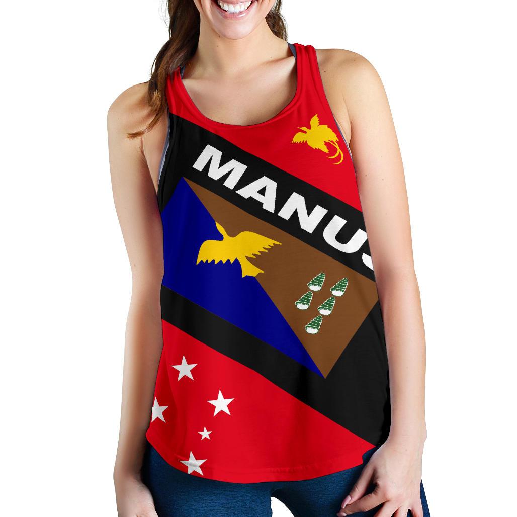 Papua New Guinea Women's Racerback Tank - Manus Province - Polynesian Pride